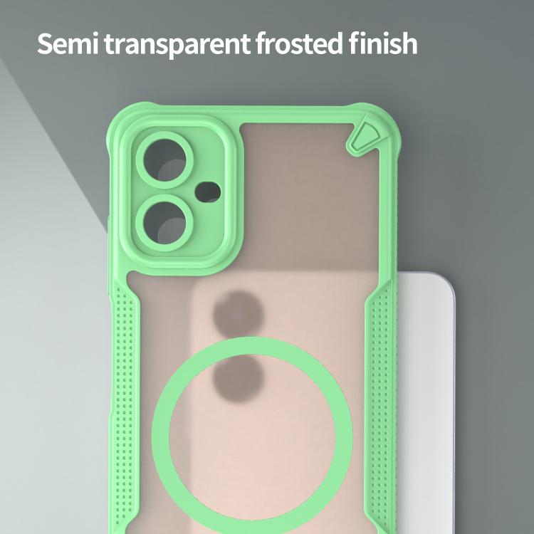 For Samsung Galaxy A06 5G Armor Glaze MagSafe Magnetic Phone Case