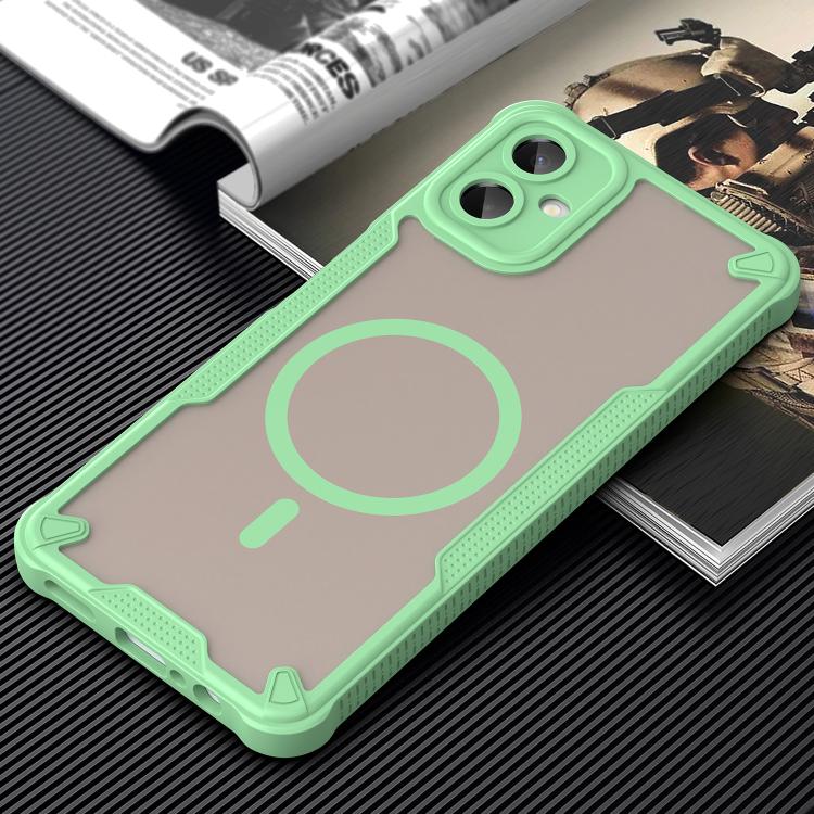 For Samsung Galaxy A06 5G Armor Glaze MagSafe Magnetic Phone Case