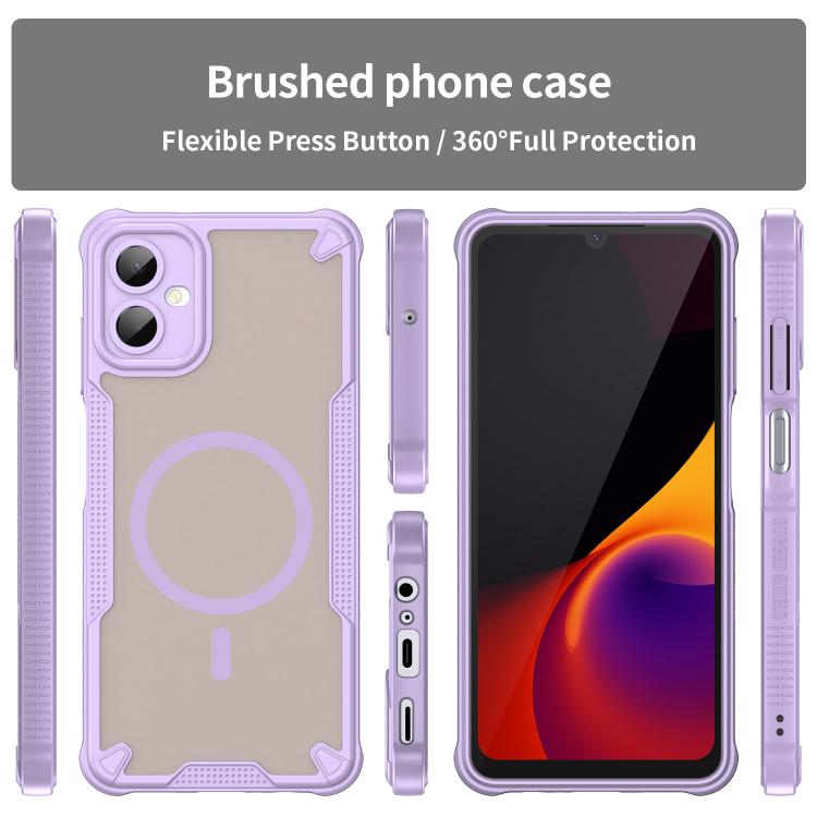 For Samsung Galaxy A06 5G Armor Glaze MagSafe Magnetic Phone Case