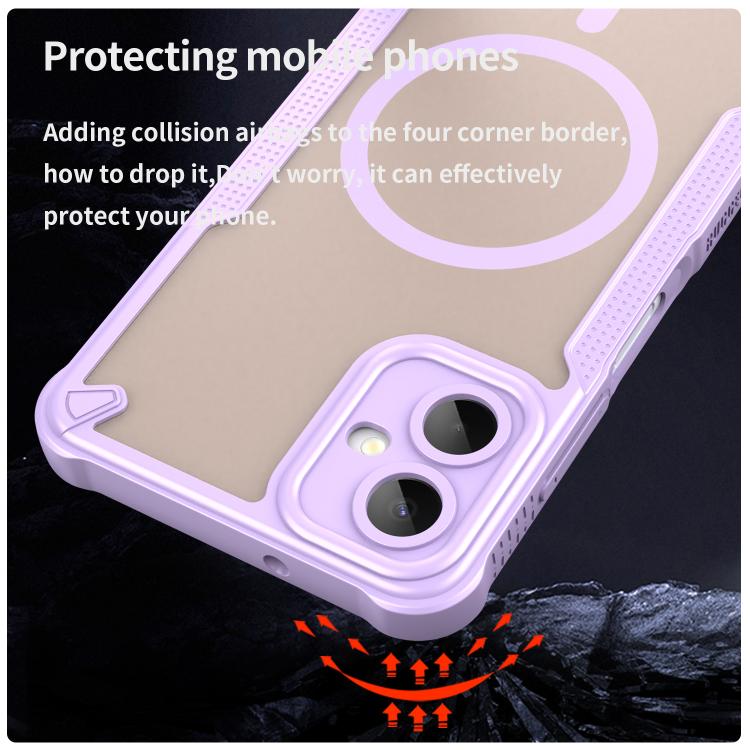 For Samsung Galaxy A06 5G Armor Glaze MagSafe Magnetic Phone Case