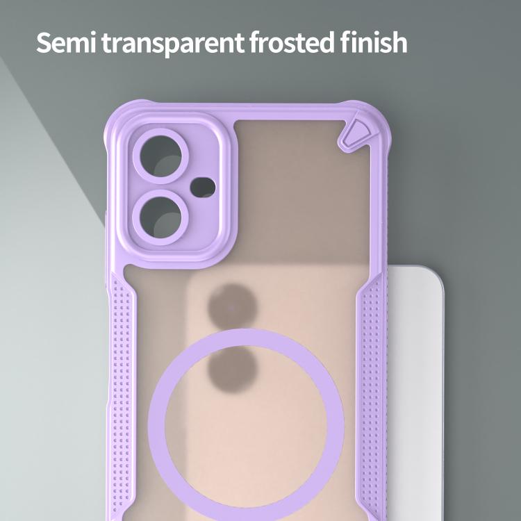 For Samsung Galaxy A06 5G Armor Glaze MagSafe Magnetic Phone Case