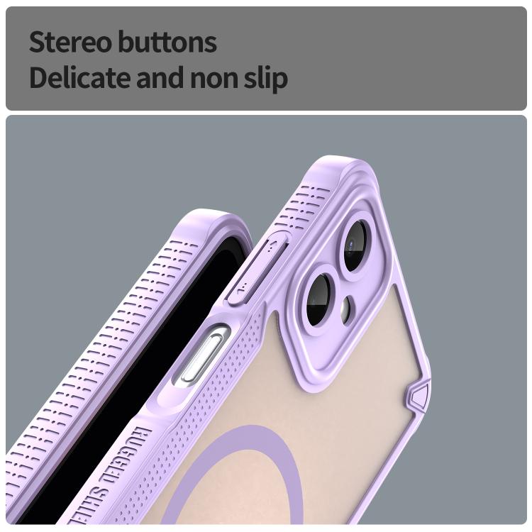 For Samsung Galaxy A06 5G Armor Glaze MagSafe Magnetic Phone Case