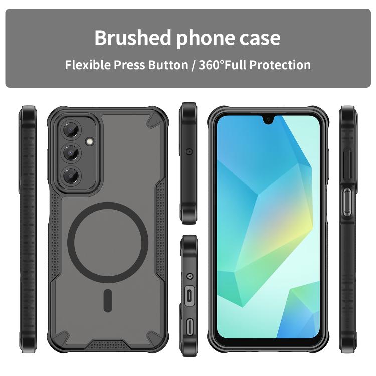 For Samsung Galaxy A16 5G Armor Glaze MagSafe Magnetic Phone Case