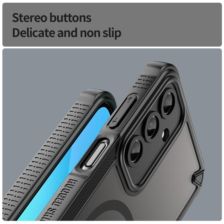 For Samsung Galaxy A16 5G Armor Glaze MagSafe Magnetic Phone Case
