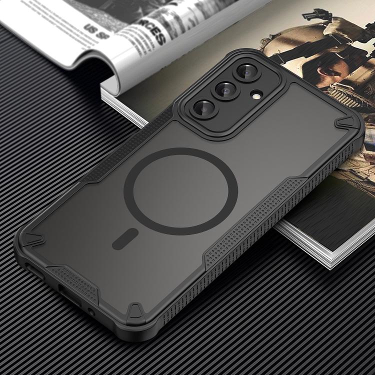 For Samsung Galaxy A16 5G Armor Glaze MagSafe Magnetic Phone Case