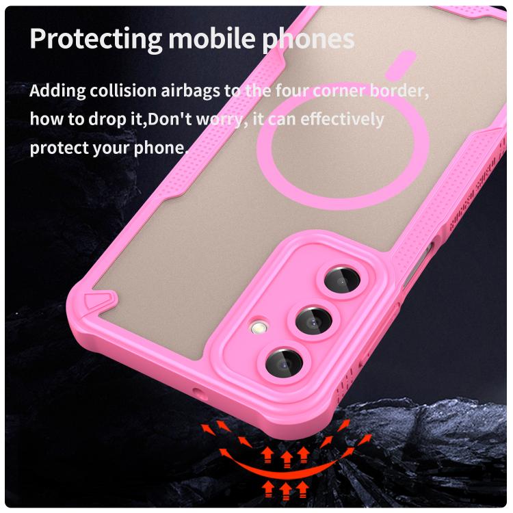 For Samsung Galaxy A16 5G Armor Glaze MagSafe Magnetic Phone Case