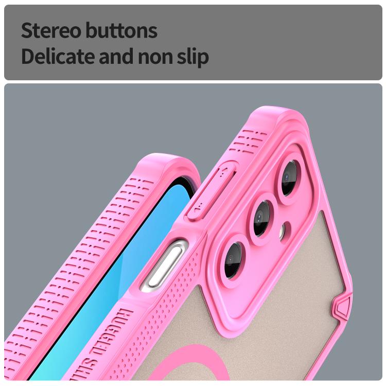 For Samsung Galaxy A16 5G Armor Glaze MagSafe Magnetic Phone Case