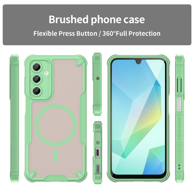 For Samsung Galaxy A16 5G Armor Glaze MagSafe Magnetic Phone Case