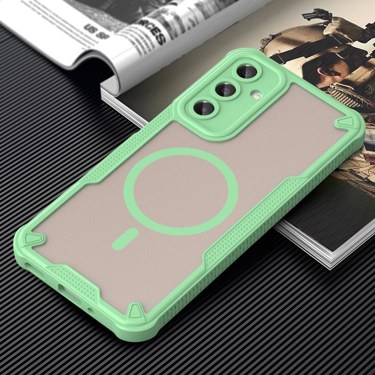 For Samsung Galaxy A16 5G Armor Glaze MagSafe Magnetic Phone Case