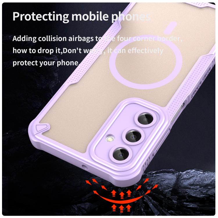 For Samsung Galaxy A16 5G Armor Glaze MagSafe Magnetic Phone Case