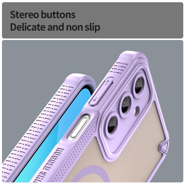For Samsung Galaxy A16 5G Armor Glaze MagSafe Magnetic Phone Case