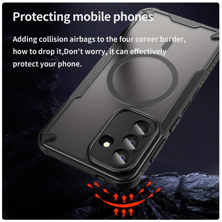 For Samsung Galaxy A57 5G Armor Glaze MagSafe Magnetic Phone Case