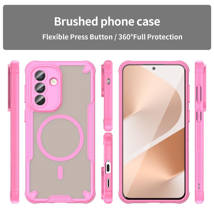 For Samsung Galaxy A57 5G Armor Glaze MagSafe Magnetic Phone Case