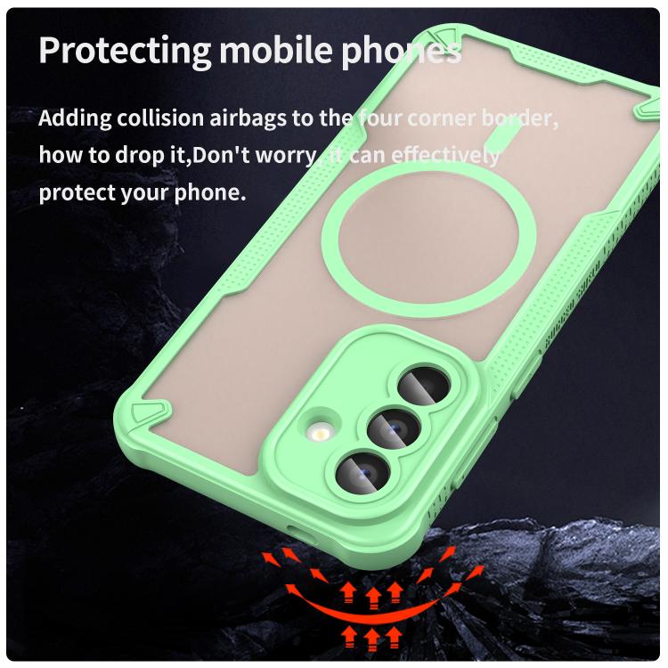For Samsung Galaxy A57 5G Armor Glaze MagSafe Magnetic Phone Case