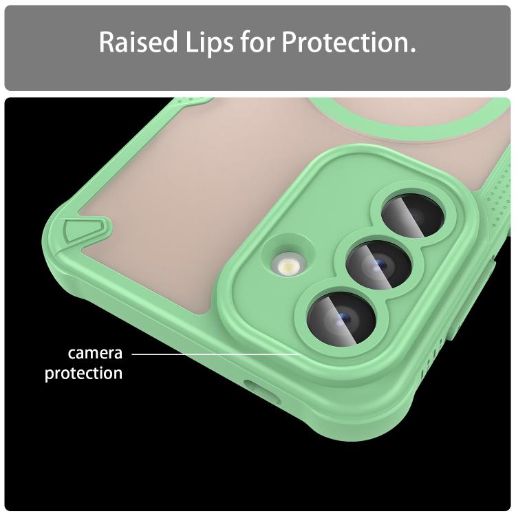 For Samsung Galaxy A57 5G Armor Glaze MagSafe Magnetic Phone Case