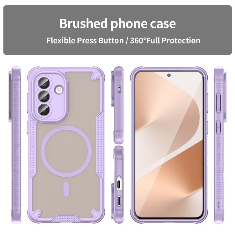 For Samsung Galaxy A57 5G Armor Glaze MagSafe Magnetic Phone Case