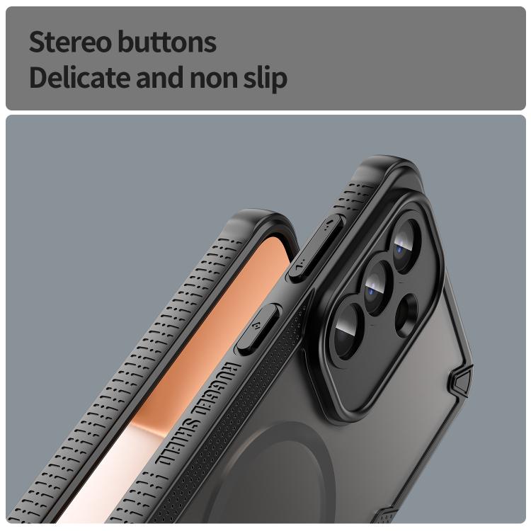 For Samsung Galaxy A37 5G Armor Glaze MagSafe Magnetic Phone Case
