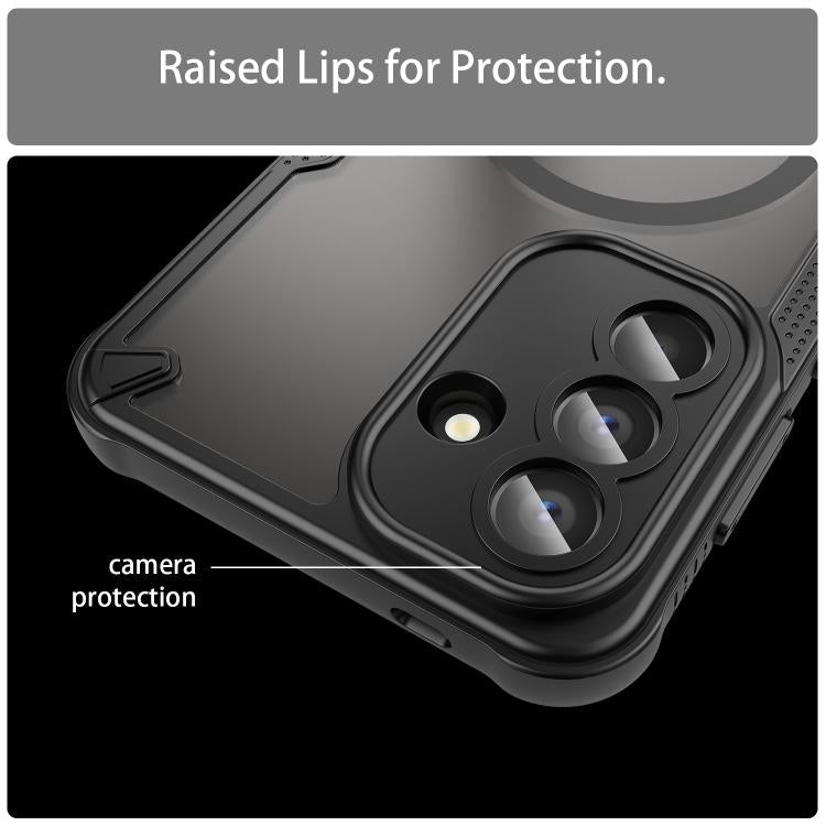 For Samsung Galaxy A37 5G Armor Glaze MagSafe Magnetic Phone Case