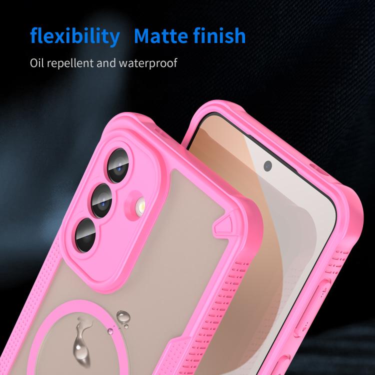 For Samsung Galaxy A37 5G Armor Glaze MagSafe Magnetic Phone Case