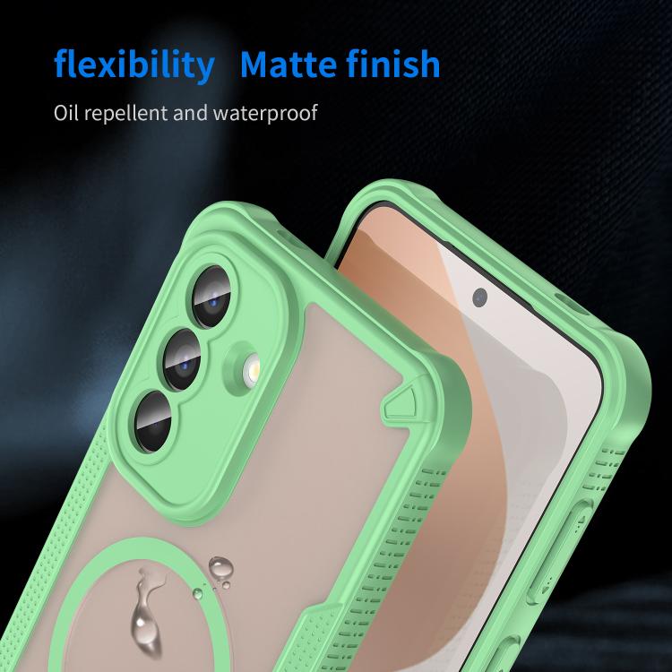 For Samsung Galaxy A37 5G Armor Glaze MagSafe Magnetic Phone Case