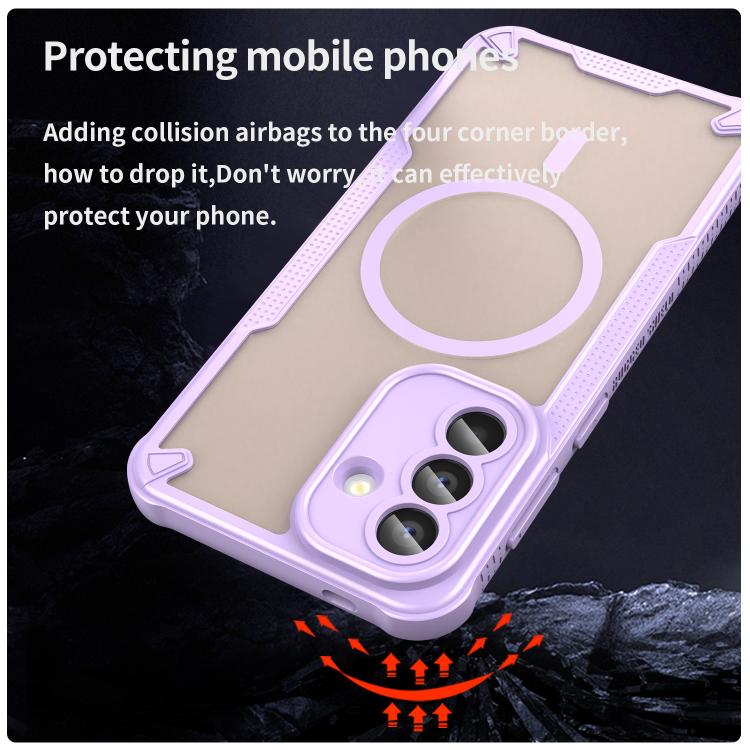 For Samsung Galaxy A37 5G Armor Glaze MagSafe Magnetic Phone Case