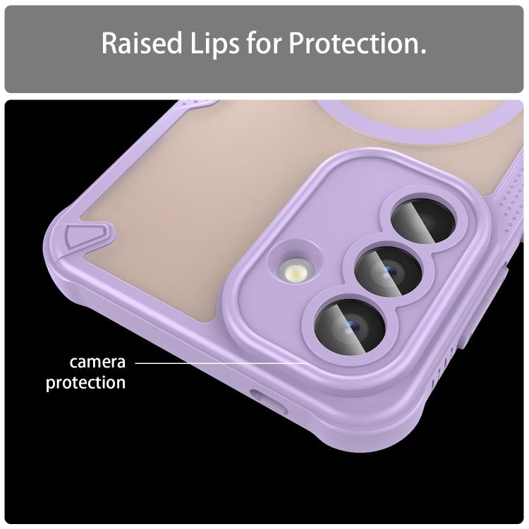For Samsung Galaxy A37 5G Armor Glaze MagSafe Magnetic Phone Case