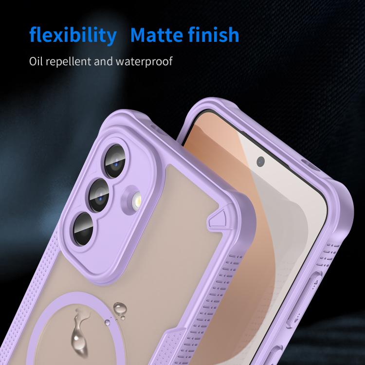 For Samsung Galaxy A37 5G Armor Glaze MagSafe Magnetic Phone Case