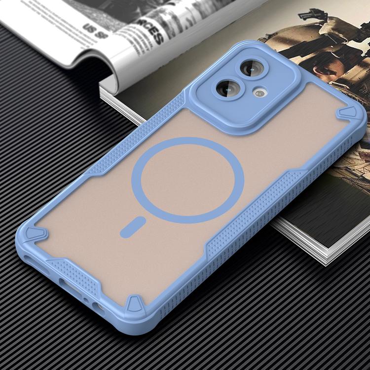 For Motorola Moto G55 5G Armor Glaze MagSafe Magnetic Phone Case