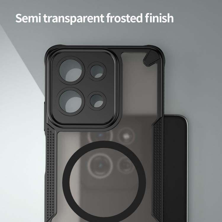 For Motorola Moto G75 5G Armor Glaze MagSafe Magnetic Phone Case