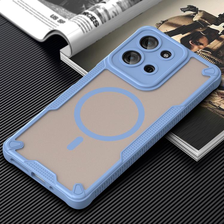 For Motorola Moto G75 5G Armor Glaze MagSafe Magnetic Phone Case