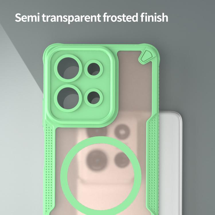 For Motorola Moto G75 5G Armor Glaze MagSafe Magnetic Phone Case