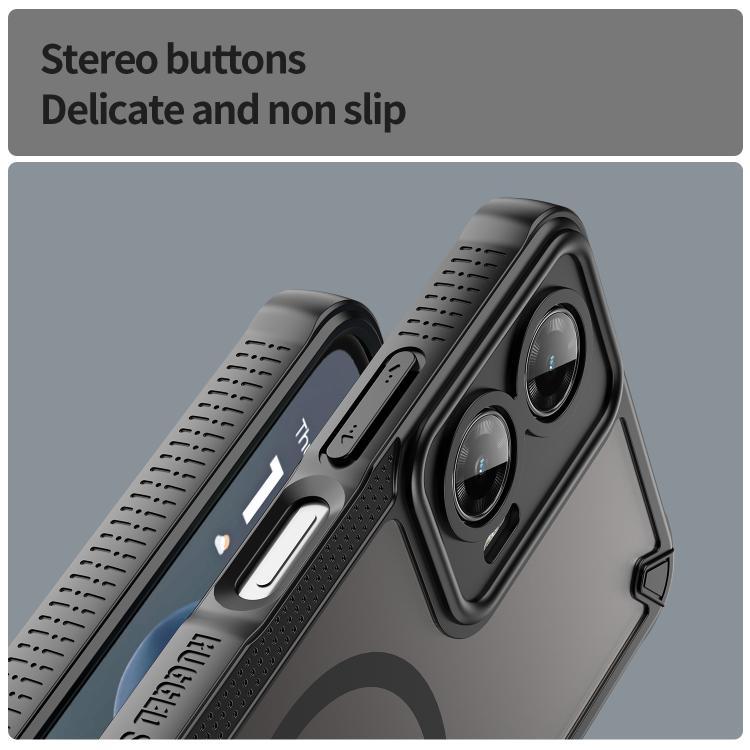 For Motorola Moto G35 5G Armor Glaze MagSafe Magnetic Phone Case