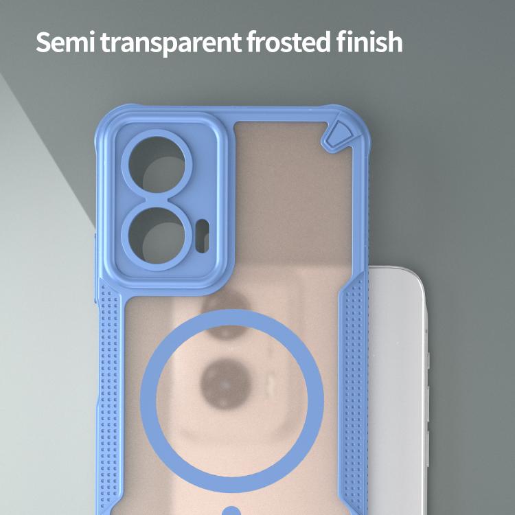 For Motorola Moto G35 5G Armor Glaze MagSafe Magnetic Phone Case