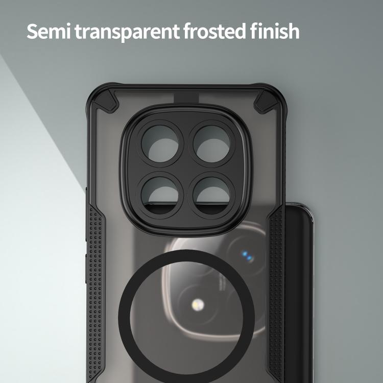 For Redmi Note 14 Pro+ 5G Armor Glaze MagSafe Magnetic Phone Case