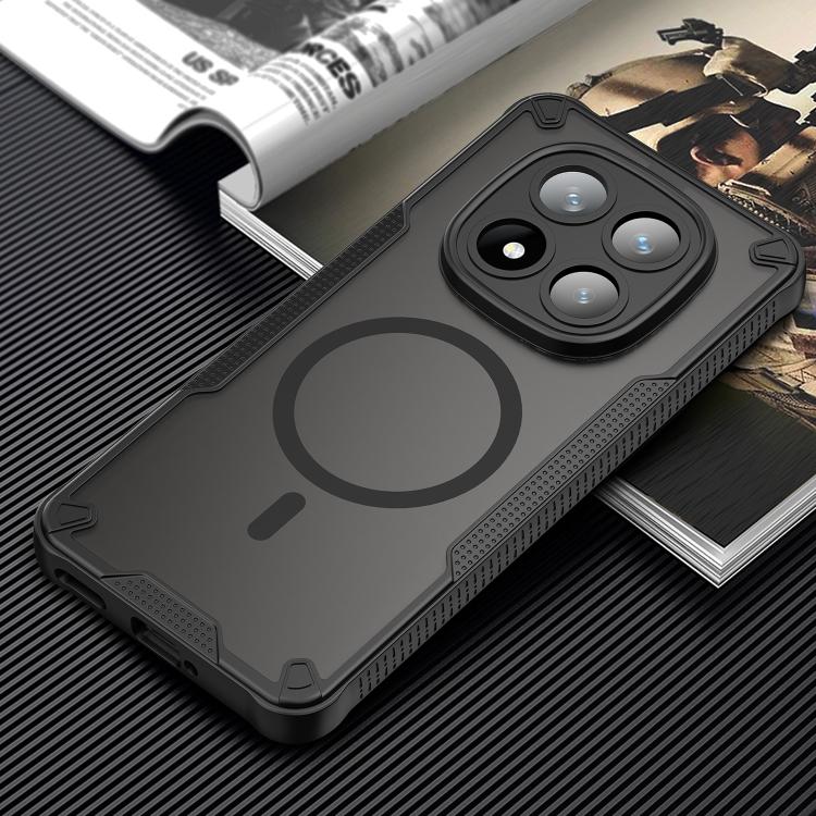 For Redmi Note 14 Pro+ 5G Armor Glaze MagSafe Magnetic Phone Case