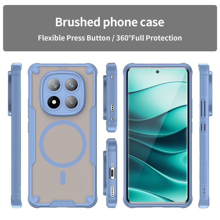 For Redmi Note 14 Pro+ 5G Armor Glaze MagSafe Magnetic Phone Case