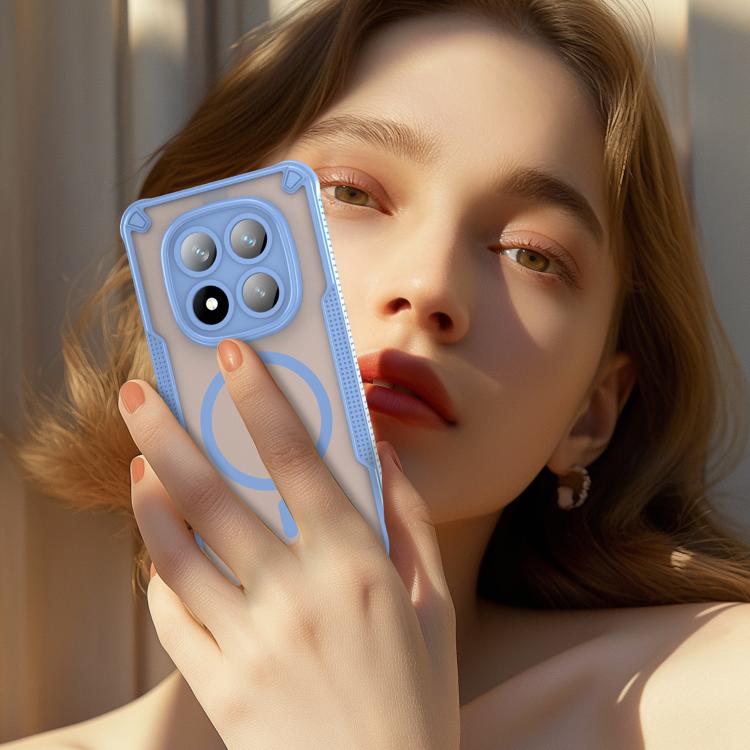 For Redmi Note 14 Pro+ 5G Armor Glaze MagSafe Magnetic Phone Case