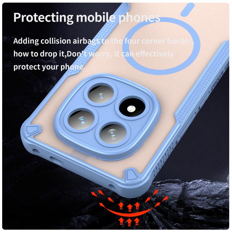 For Redmi Note 14 Pro+ 5G Armor Glaze MagSafe Magnetic Phone Case