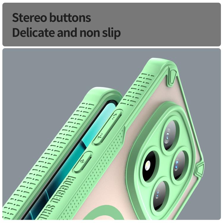 For Redmi Note 14 Pro+ 5G Armor Glaze MagSafe Magnetic Phone Case