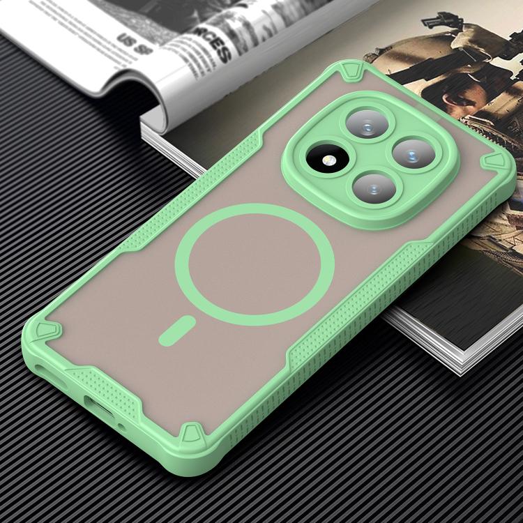 For Redmi Note 14 Pro+ 5G Armor Glaze MagSafe Magnetic Phone Case