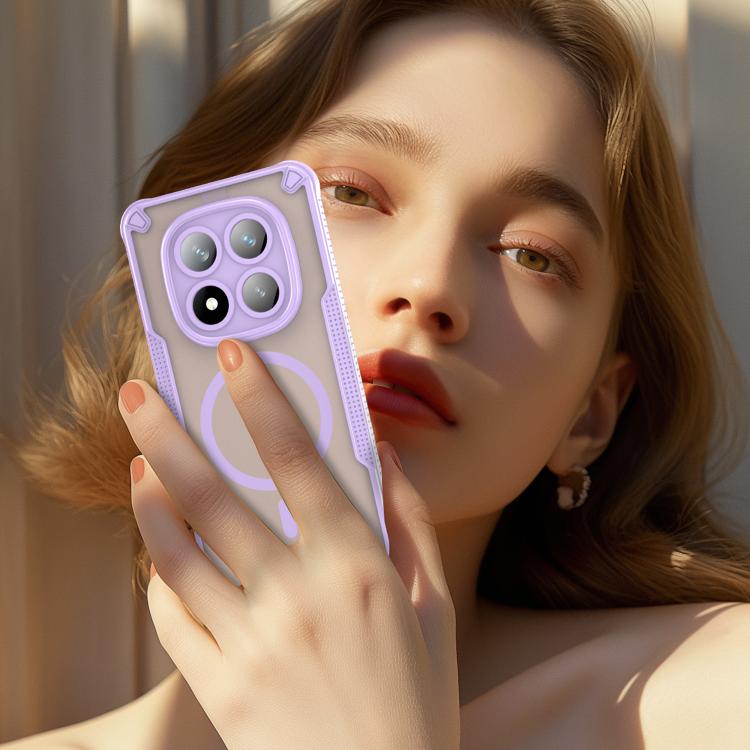 For Redmi Note 14 Pro+ 5G Armor Glaze MagSafe Magnetic Phone Case