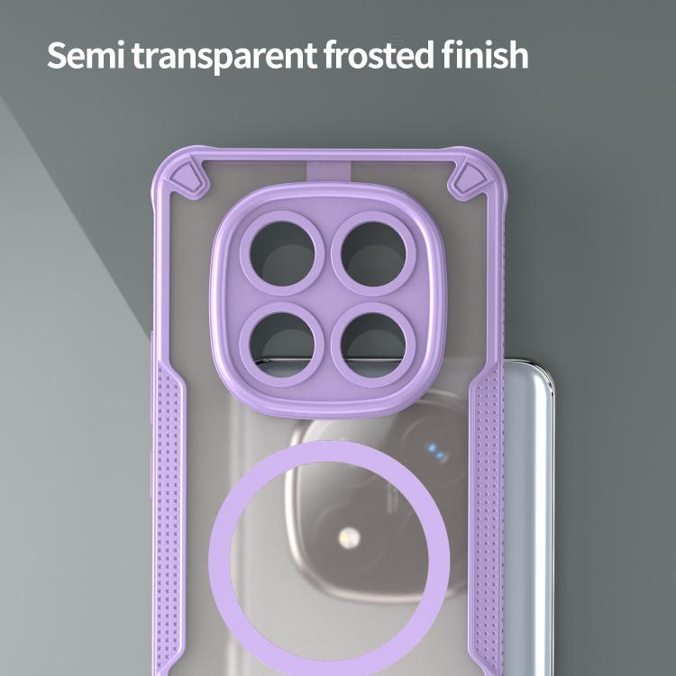 For Redmi Note 14 Pro+ 5G Armor Glaze MagSafe Magnetic Phone Case