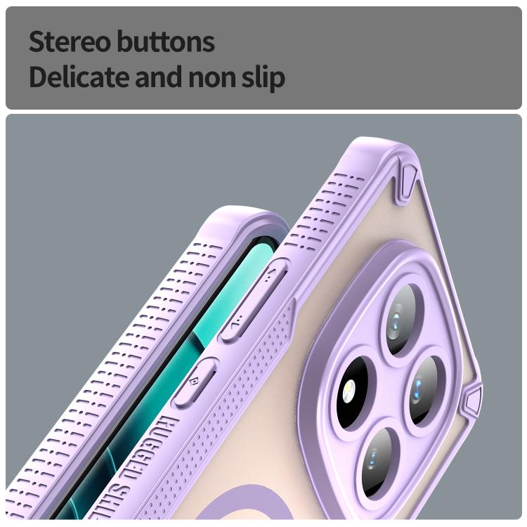 For Redmi Note 14 Pro+ 5G Armor Glaze MagSafe Magnetic Phone Case