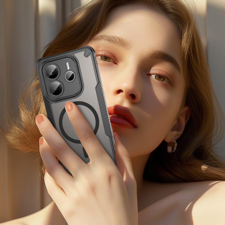 For Redmi Note 14 5G Global Armor Glaze MagSafe Magnetic Phone Case