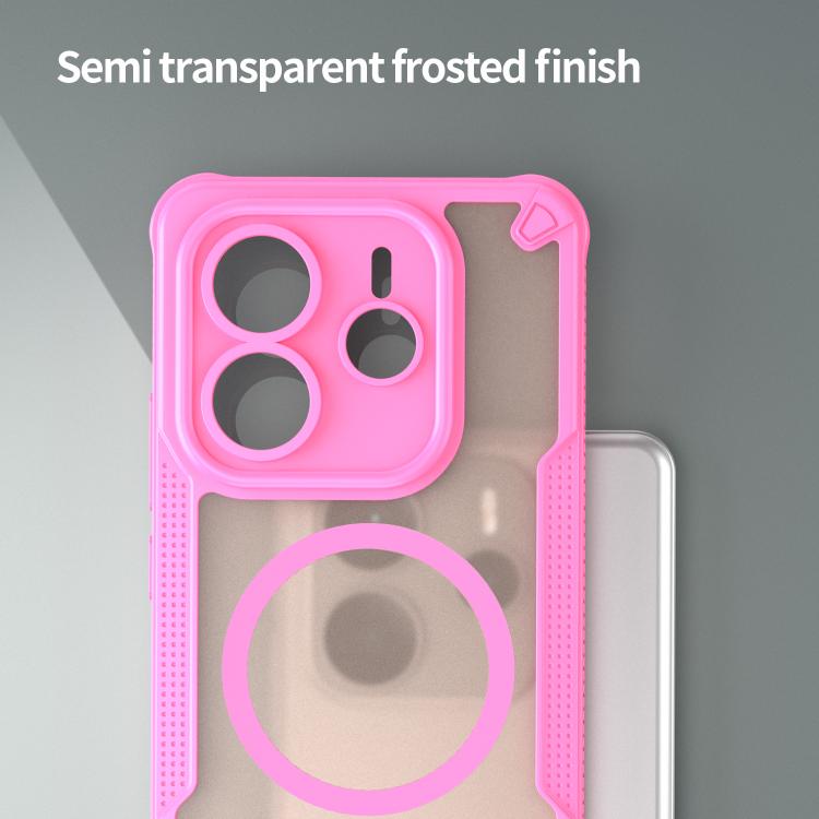 For Redmi Note 14 5G Global Armor Glaze MagSafe Magnetic Phone Case