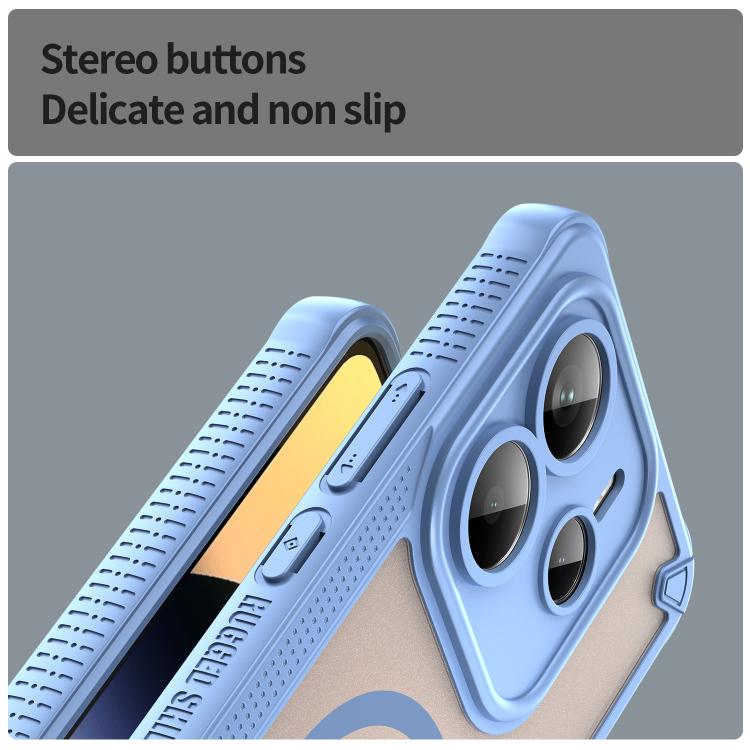 For Redmi Note 14 5G Global Armor Glaze MagSafe Magnetic Phone Case