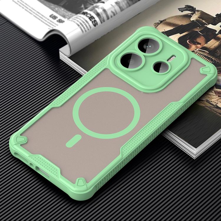 For Redmi Note 14 5G Global Armor Glaze MagSafe Magnetic Phone Case