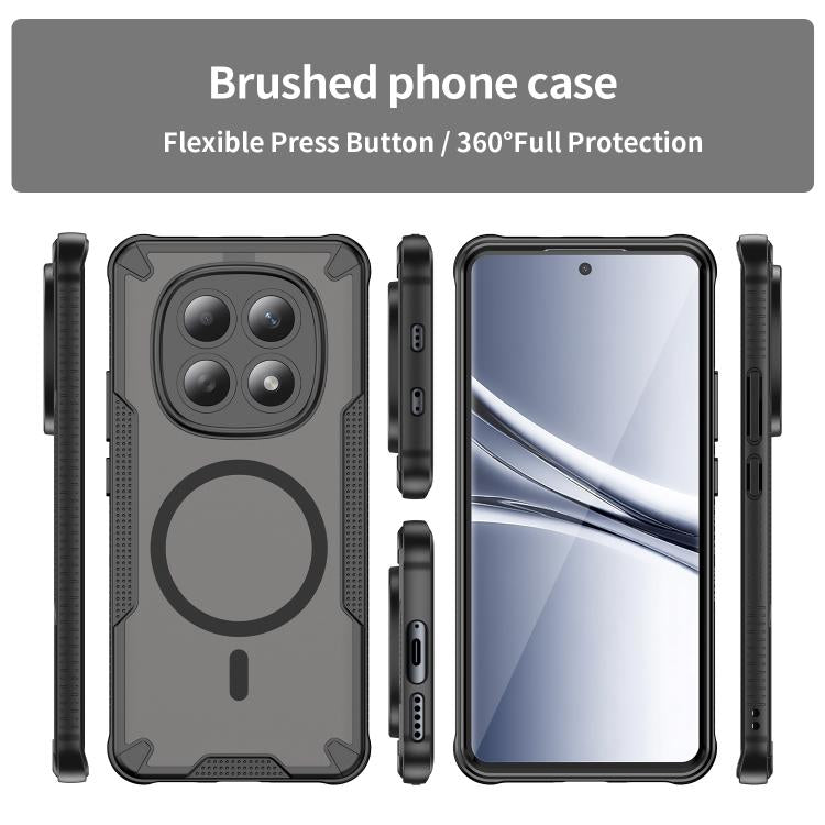 For Redmi Note 15 4G / 5G Global 164mm Armor Glaze MagSafe Magnetic Phone Case