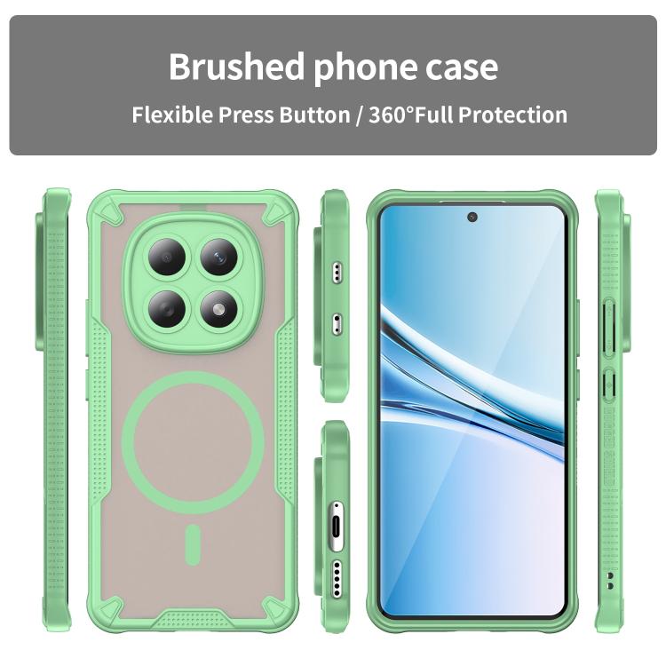 For Redmi Note 15 4G / 5G Global 164mm Armor Glaze MagSafe Magnetic Phone Case