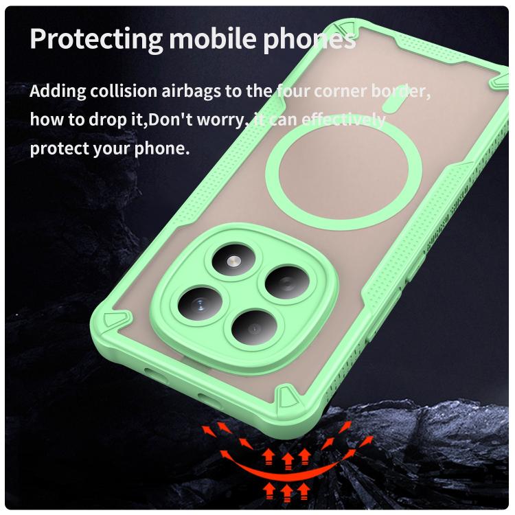 For Redmi Note 15 4G / 5G Global 164mm Armor Glaze MagSafe Magnetic Phone Case